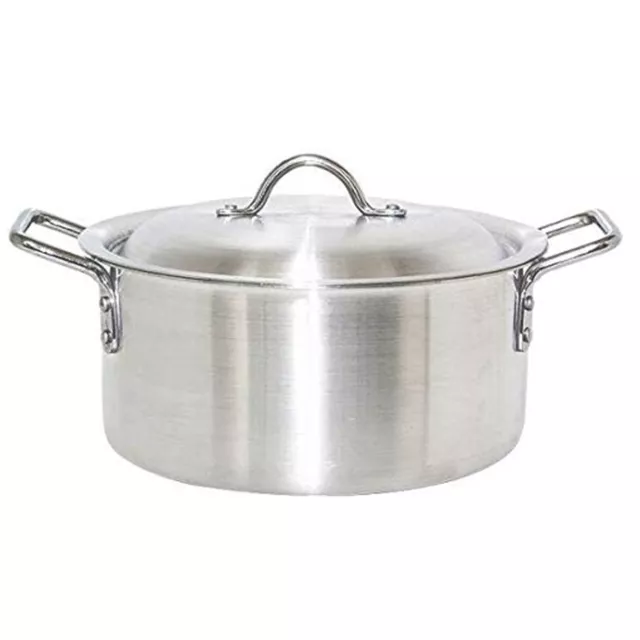 Stockpot Saucepan Casserole Stew Deep Catering Cooking Boiling Pan Aluminium