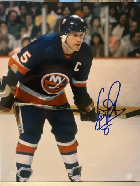 Denis Potvin SIGNED New York Islanders 8X10 Photo HOF