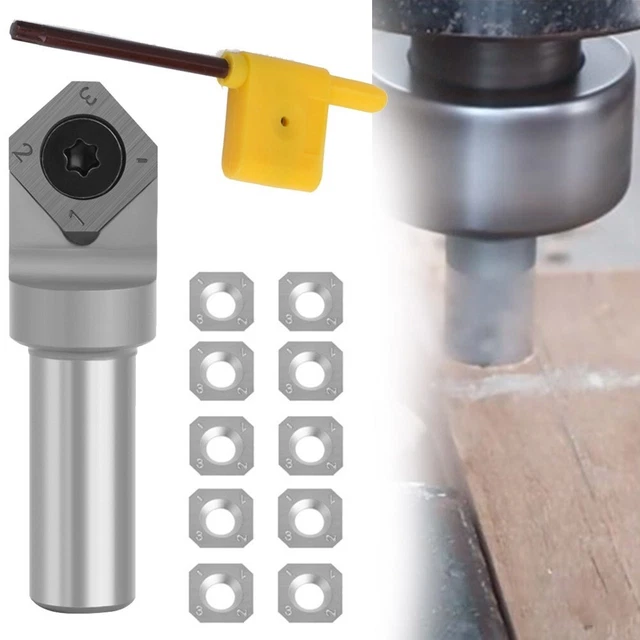 Bit de routeur de qualité supérieure 12 mm tige C3 micro grain tungstène coup