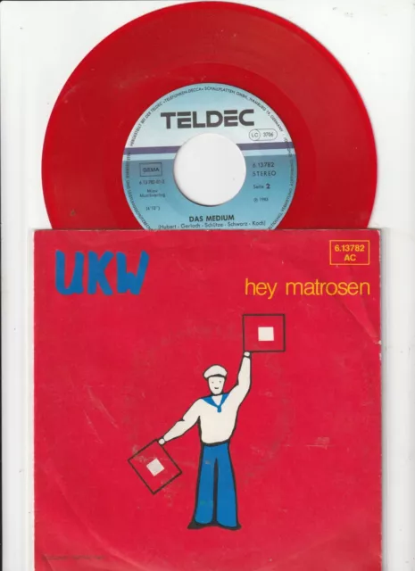 7 " Red Vinyl -     UKW -  Hey, Matrosen