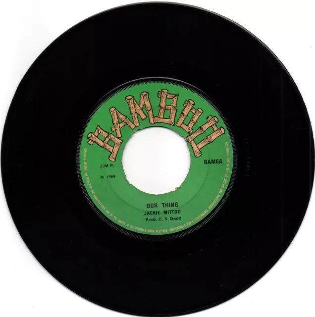 Jackie Mittoo - Our Thing/ C Marshall - La La 69. 'RARE' 2 BIG REGGAE SIDES -7''