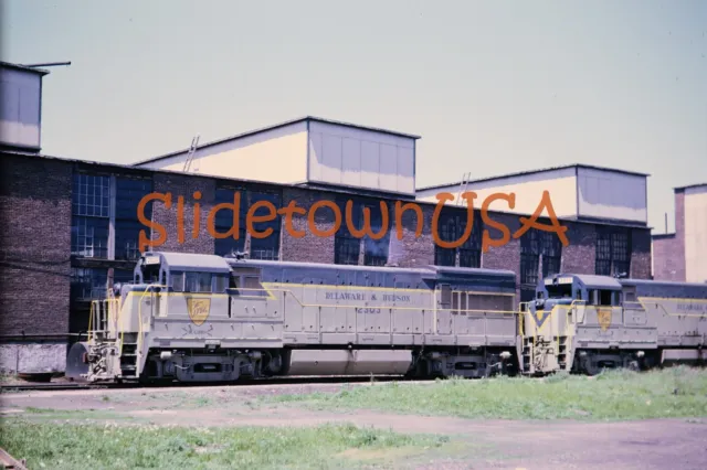 Vtg 1974 Train Slide 2303 Delaware & Hudson Colonie Shops Watervleit NY X3E072