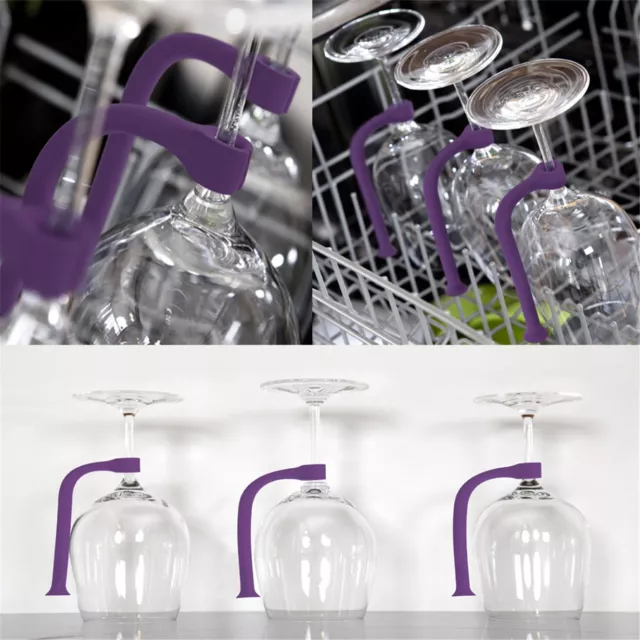 Stemware saver flexible dishwasher set of 4 for Wine Glasses Glassware washingRE