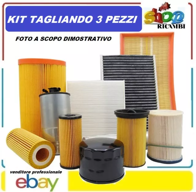 Kit Tagliando 3 Pezzi Citroen Ds3 Ii 1.4 Hdi 16V (50Kw/68Hp) (02/10)