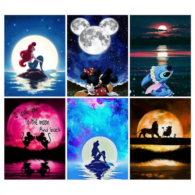 Disney Cartoon Mickey Mouse Full Drill Cross Stitch Decor Full Diamond Painting