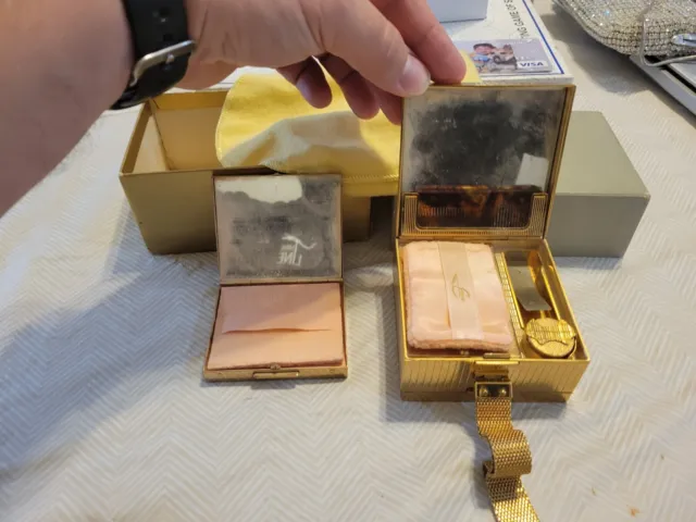 Vintage Evans Gold Box Purse