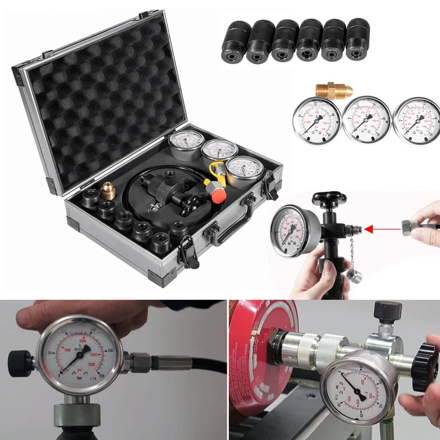 HYDRAULIC ACCUMULATOR NITROGEN Charging System GK01 Nitrogen Pressure