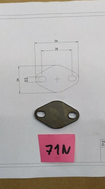 FLANGIA COLLETTORE SCARICO minarelli v1 Franco Morini rizzato