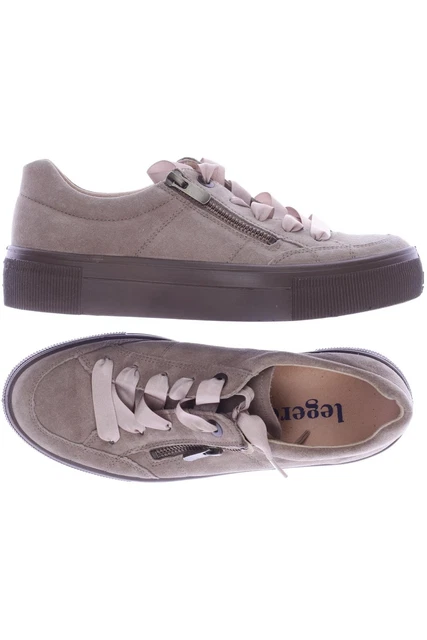 LEGERO Halbschuh Damen Slipper feste Schuhe Gr. EU 38 Leder beige #yuadcep