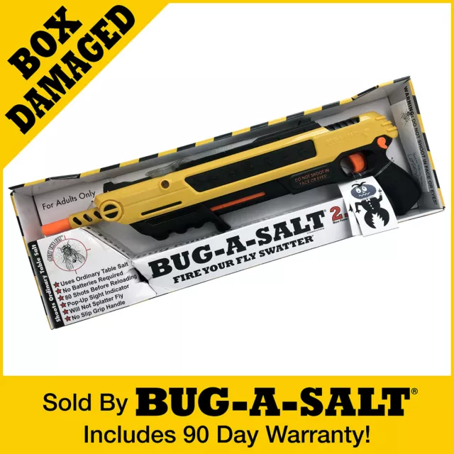 Damaged Box Authentic BUG-A-SALT YELLOW 2.0 GUN