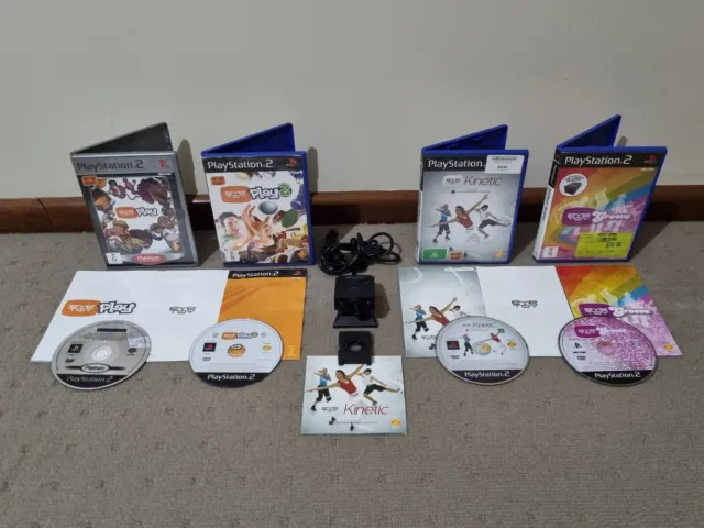 EyeToy PS2 Bundle - EyeToy Camera + 4 Games | Good Condition