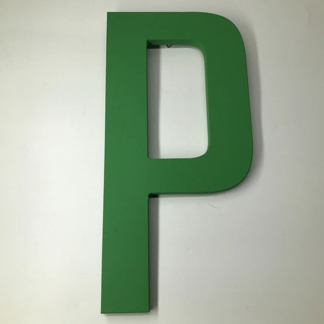 Pottery Barn Kids Oversized Modern Letter  P, Green, Free Shipping
