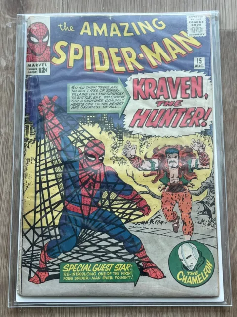 Amazing Spider-Man #15 (1964) - 1st Kraven The Hunter