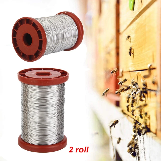 2pcs 0.5mm Beekeeping Stainless Steel Frame Wire Cable For Beehives Frames Tool