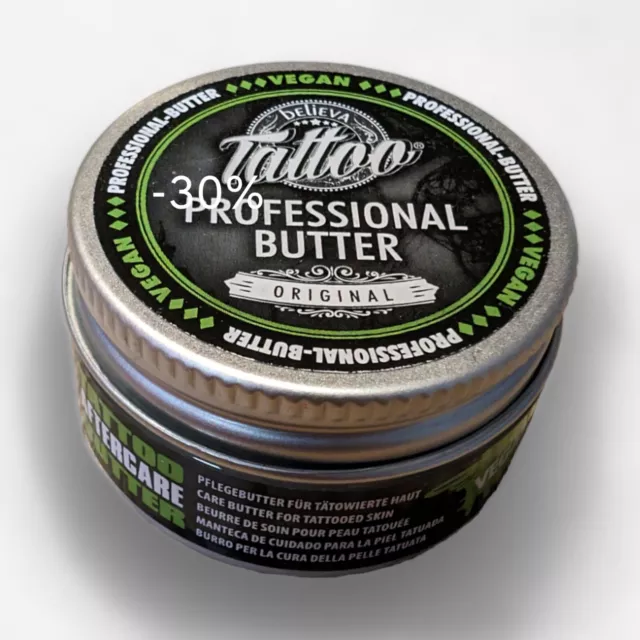 25ml Believa Professional Tattoo Butter  Vegane Tattoopflege Creme Tattoostudio