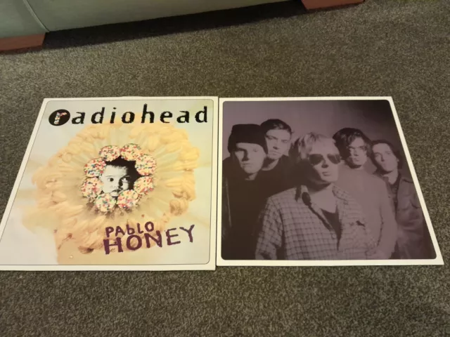 Radiohead ‎– Pablo Honey  1993 UK 1st Press RARE LP! 0777 7 814091 indie prog ex