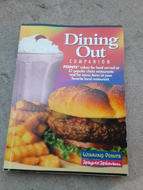 Weight Watchers Winning Points 2000 Dining Out Companion libro de la Segunda Guerra Mundial