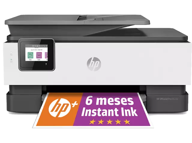 Impresora multifunción - HP OfficeJet Pro 8022e, WiFi, USB, Fax, color,