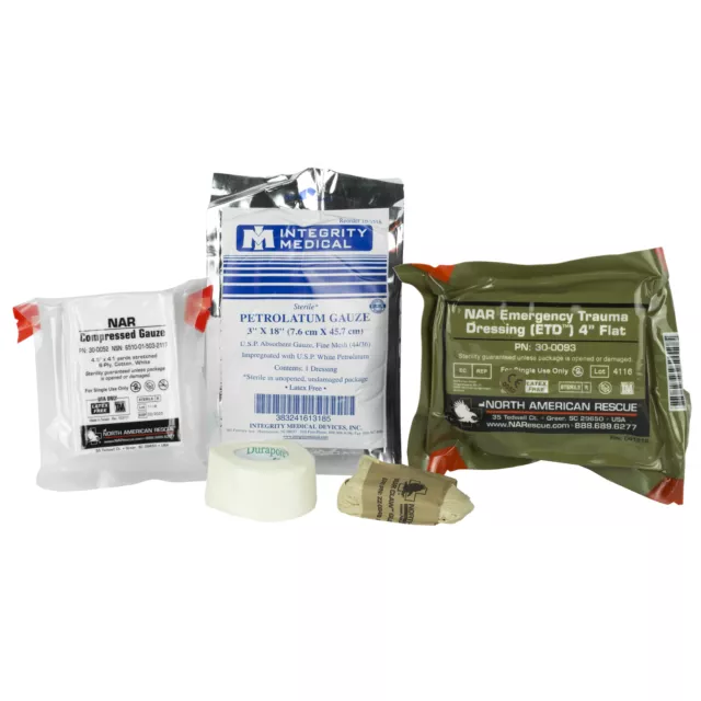 North American Rescue Individual Aid Medical Kit Compact