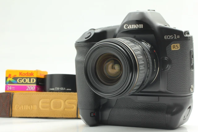 [Near MINT] Canon EOS-1N RS 35mm SLR Film Camera Black 28-80mm f3.5-5.6 lens JPN