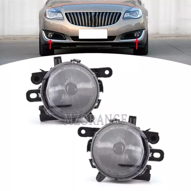 Left + Right Front Fog Light Lamp For Vauxhall Insignia Opel Insignia 2013-2017