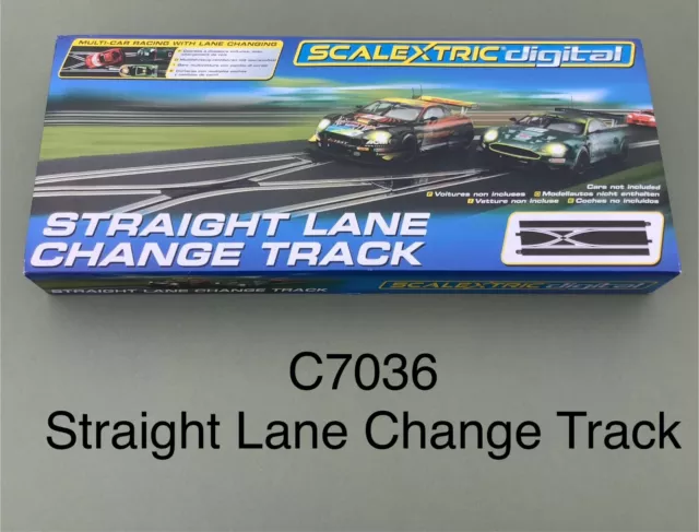 Scalextric Sport/ Digital Track   C7036   Straight Lane Change Track   “ New”