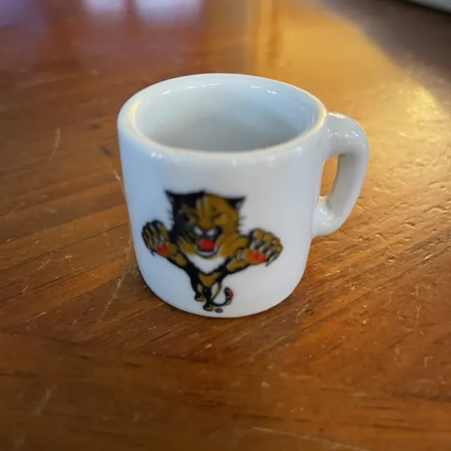 NHL Florida Panthers Mini Ceramic Mug Vintage Coffee Mug