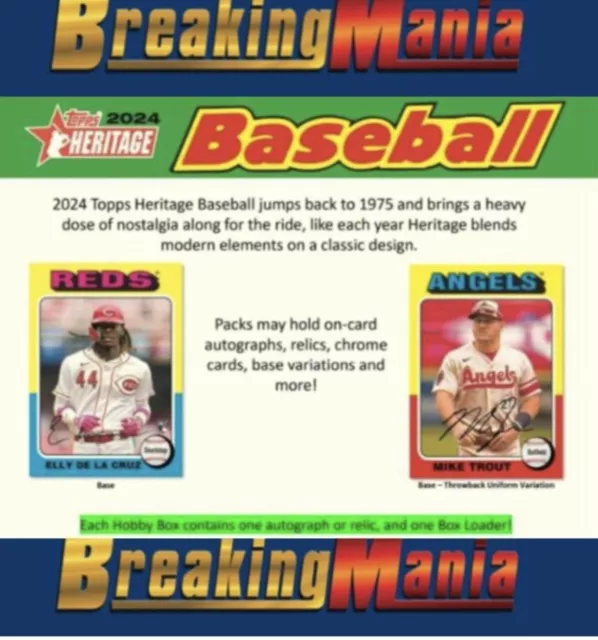 STEVE CARLTON 2024 Topps Heritage 1/2 Case Player Break 1 1.99 PicClick