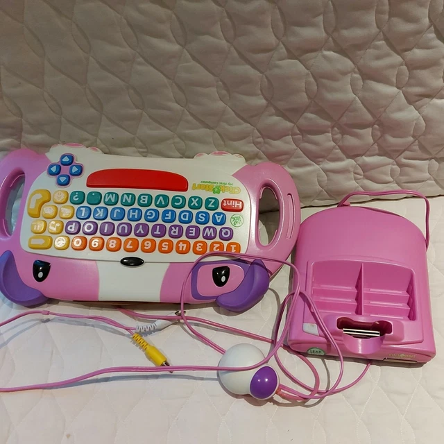 LEAPFROG CLICK START My First Computer Console keyboard 2 games Toy ...