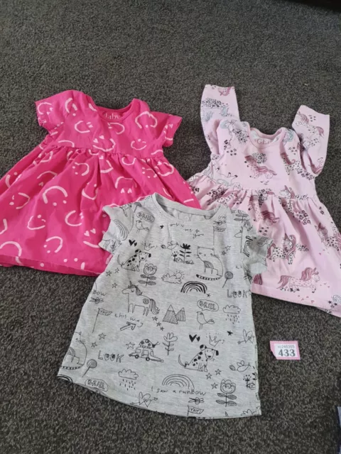 Baby Girls 12-18 Months Clothes (P433)