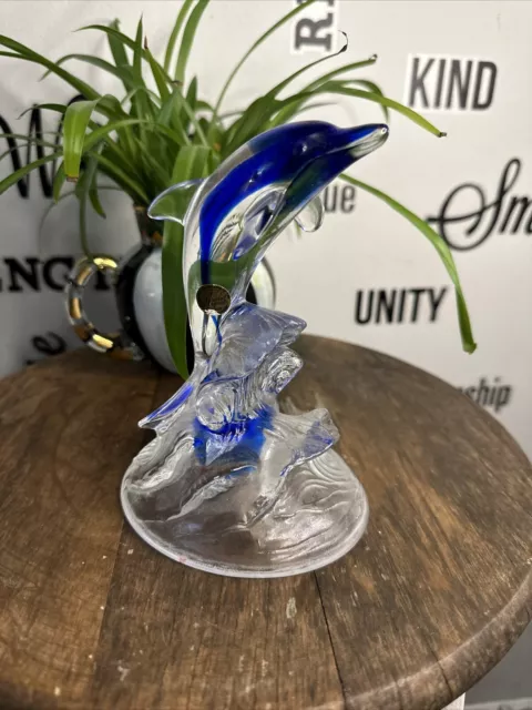 Crystal Clear Dolphin Figurine Crystal Arques