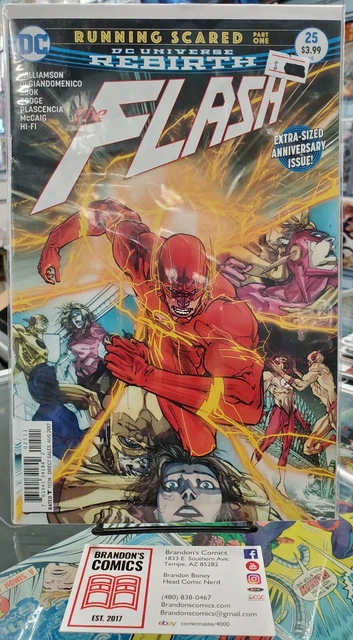 The Flash Rebirth Running Scared Part One #25 Dc Comics
