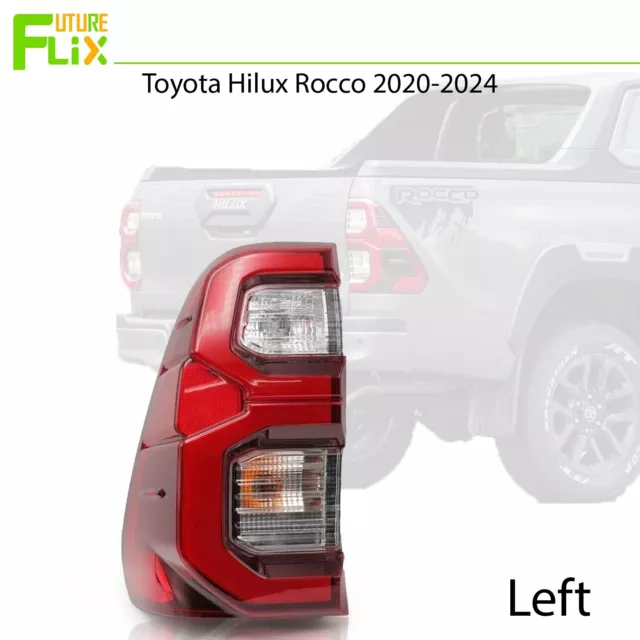 Rear Left N/S LED Tail Light Back Lamp For Toyota Hilux Revo Rocco SR5 2020-2024