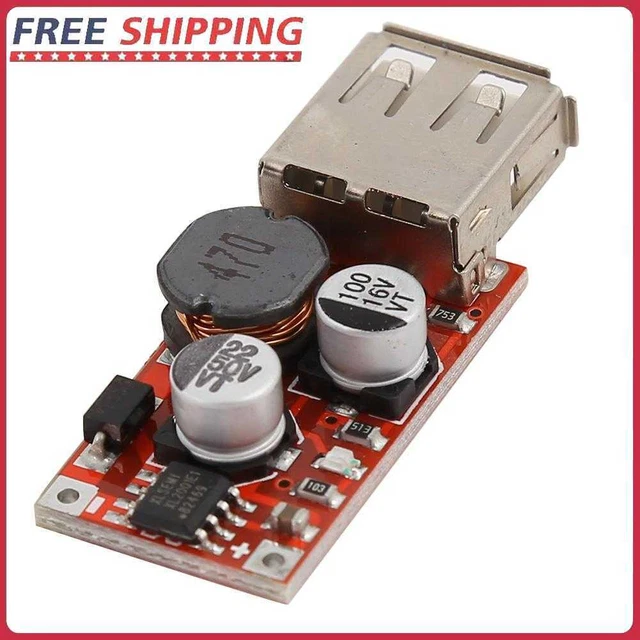 DC-DC9V/12V/24V to 5V Step Down Power Module 3A Output USB Car Charger Regulator
