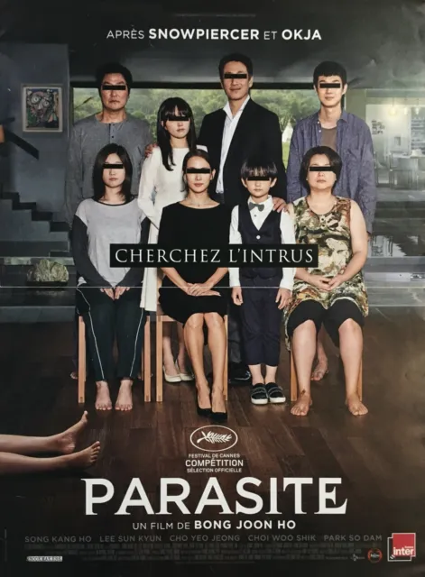 Affiche Cinéma PARASITE 40x60cm Poster / Bong Joon Ho / Song Kang-Ho / 기생충