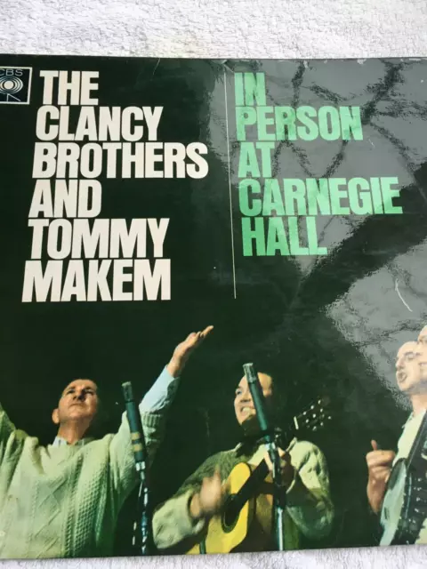 used vinyl LP, THE, CLANCY BROS, & TOMMY MAKEM,  CBS RECORDS, 1962 play tested.