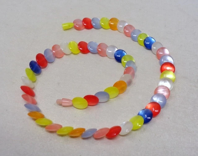 Collier Ras-de-cou En Perles De Verre Murano Millefiori - Ancien Et Multicolore - Très Bon état
