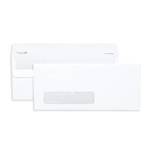Blue Summit Supplies 500#10 Single Window Envelopes Flip and Seal Designed fo...