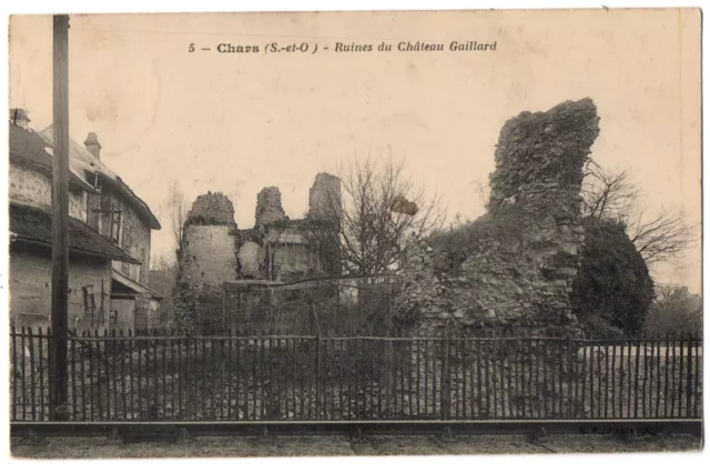 CPA 95 - CHARS (Val d'Oise) - Ruines du Château Gaillard