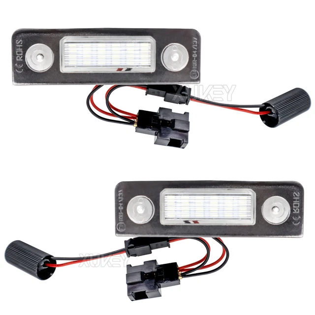 2x ILLUMINAZIONE TARGA LED BIANCA PER ŠKODA OCTAVIA II 08-13 ROOMSTER 5J 06-10 2x ILLUMINAZIONE TARGA LED BIANCA PER ŠKODA OCTAVIA II 08-13 ROOMSTER 5J 06-10