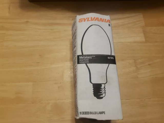Sylvania Metalarc Metal Halide M/MS 250 Watt Light Bulb M250/U BT28 M58/E