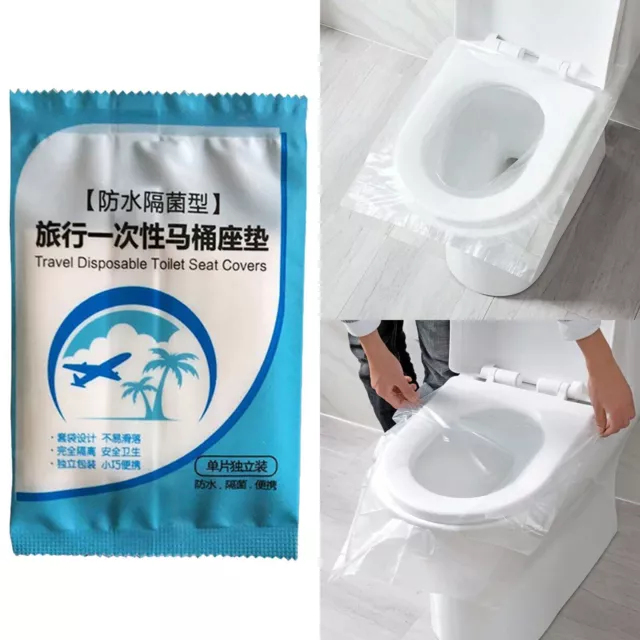 50Pcs Disposable Toilet Seat Cover for Travel Paper Flushable Potty Train