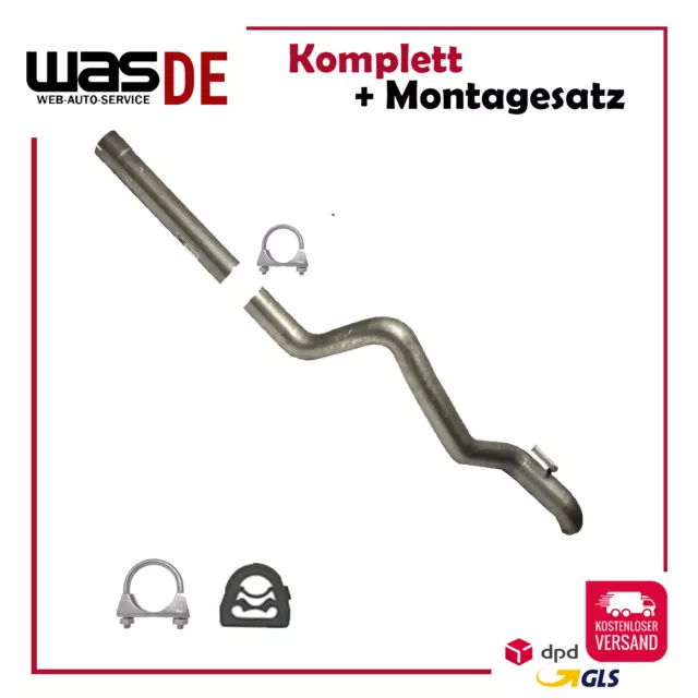 Auspuff Mercedes Sprinter 2-T, 3-T 2000-2006 Endrohr + Montagesatz