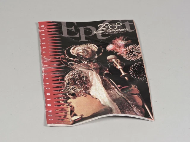 Collectible 2000 Walt Disney World Epcot Commemorative Program