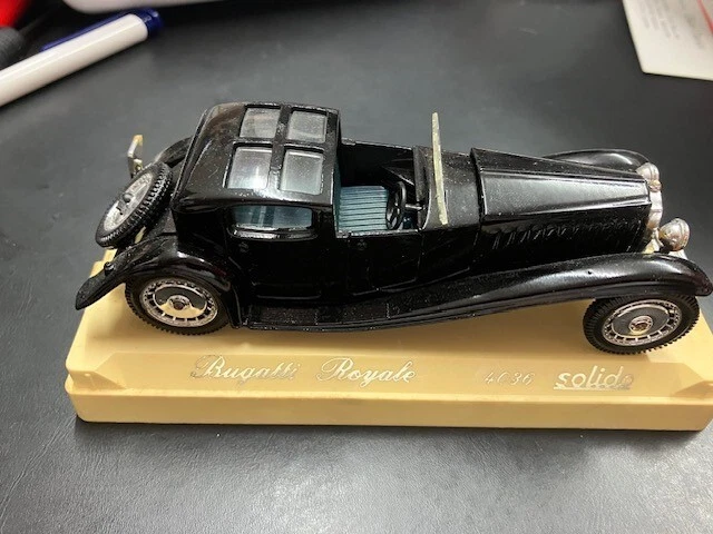SOLIDO 8001 Scale 1/21 | BUGATTI ROYALE COUPE DE VILLE 1930 BLACK