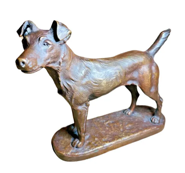 Pierre-Albert Laplanche Mid 19th Century Bronze Dog Sculpture French