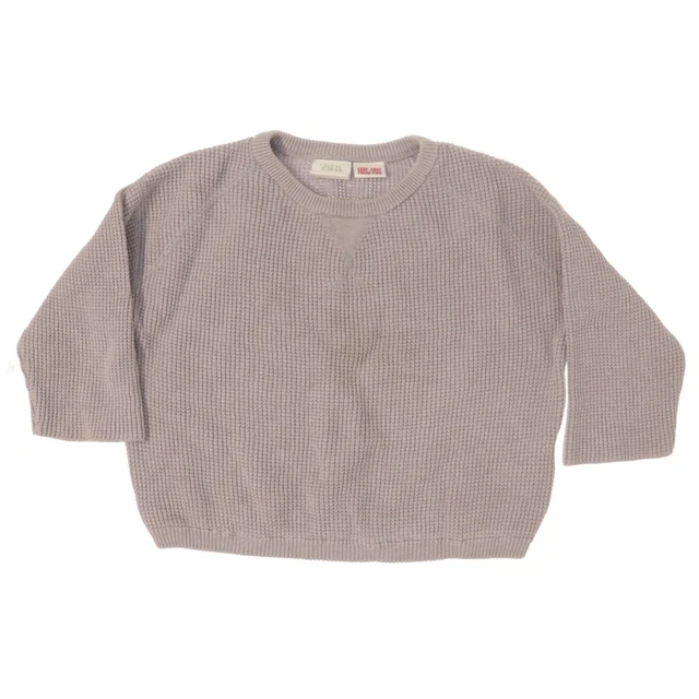 Zara, Strickpullover, Größe: 86, Lila, Baumwolle, Streifen, Feinstrick