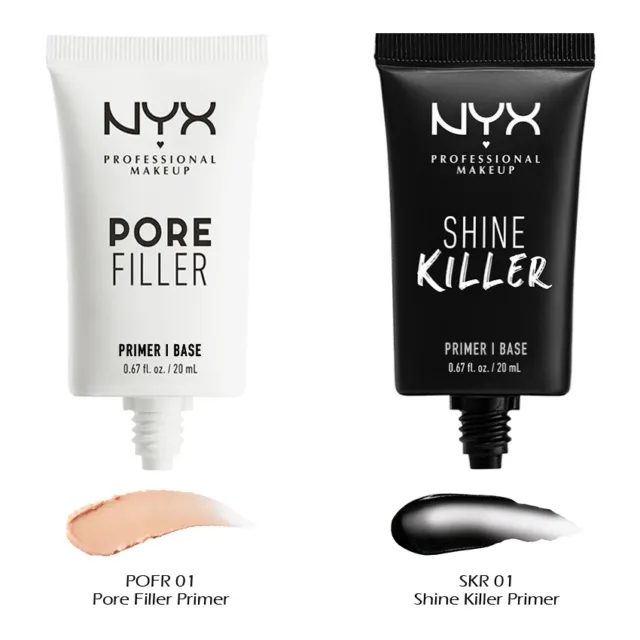 2 NYX Pore Filler & Shine Killer Face Primer Set "POFR01 + SKR01" Joy's