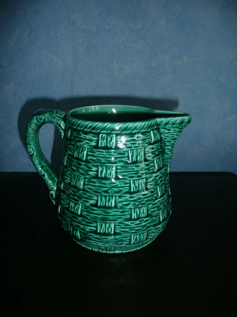 ANCIEN POT À lait pichet faience FB digoin? sarreguemines? creil? saint