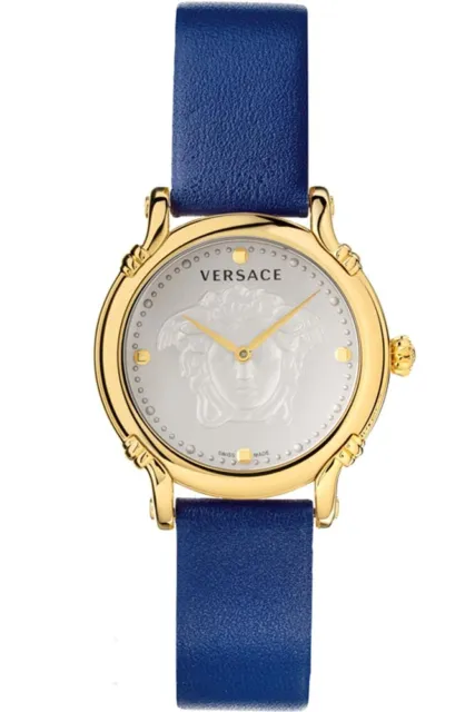 Versace Women's Watch VEPN00420 Safety Pin Leather Swiss Made Brand Watch New